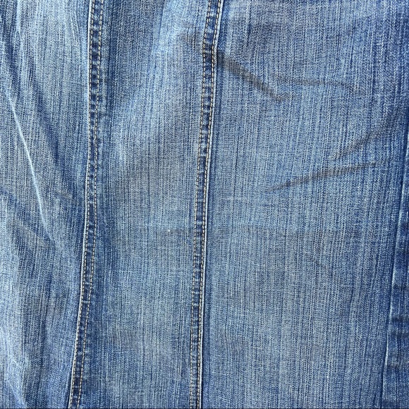 Boho Denim Skirt - Picture 6 of 9